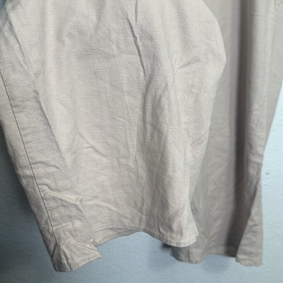 Torrid Women’s Linen Blend Wide Leg Pull On Tan Khaki Pants Plus Size - Picture 4 of 11